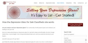Depression Glassware for Sale