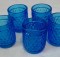 blue depression glass example